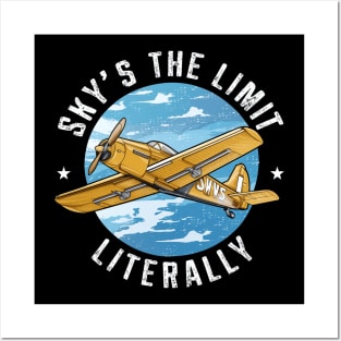 Sky's The Limit Literally RC Plane Posters and Art